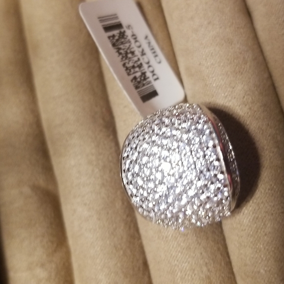 💥 BELLA LUCE CZ Sz 5 PRICE FIRM  in 925 SS Pave style 9.00CTW NWT - Picture 2 of 6